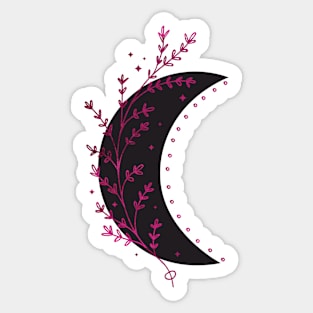 Black Moon, Witch moon, Spell, Divination, Occult Moon, Herbs, Witch, Moon Spell, Enchanted, Wicca, Sticker